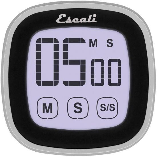 Picture of Escali Touch Screen 1.65 Hour Digital Timer, Black