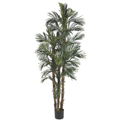 Picture of Nearly Natural 6ftH Silk Robellini Palm Tree With Pot, Green