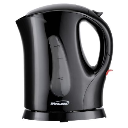 Picture of Brentwood KT-1610BK BPA Free 1L Cordless Electric Kettle, Black - 900 W - 1.06 quart - Black