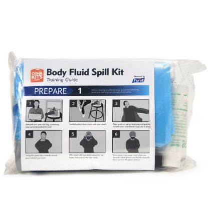 Picture of Purell Body Fluid Spill Kit Refill for Clam Shell Carrier