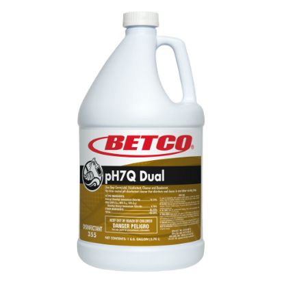 Picture of Betco pH7Q Dual Multi-Purpose Cleaner, Pleasant Lemon Scent, 128 Oz Bottle, Case Of 4