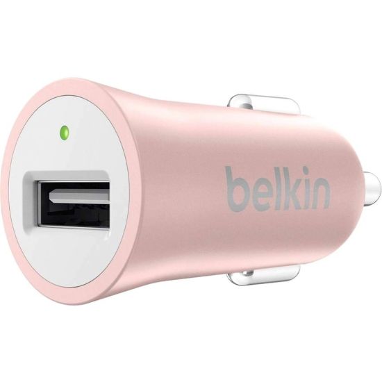 Picture of Belkin MIXIT Metallic Car Charger, Rose Gold