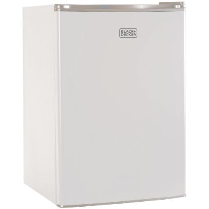 Picture of Black+Decker BCRK25W Refrigerator/Freezer, 2.5 Cu Ft, White