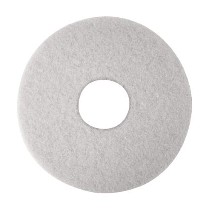 Picture of Niagara Polishing Floor Pads, 4100N, 13in, White, Pack Of 5