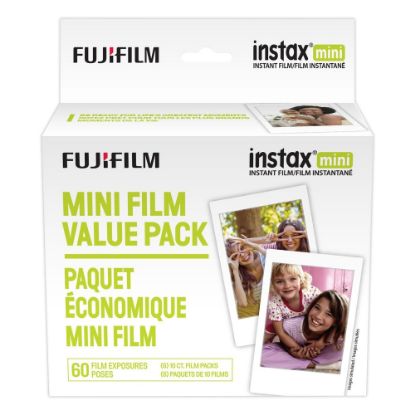 Picture of Fujifilm Instax Mini ISO 800 Film Sheets, 10 Film Sheets Per Pack, Set Of 6 Packs