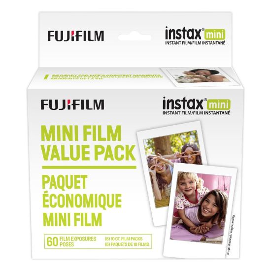 Picture of Fujifilm Instax Mini ISO 800 Film Sheets, 10 Film Sheets Per Pack, Set Of 6 Packs