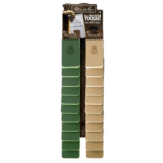 Picture of Rite In The Rain Notebook Bundle, 3in x 5in, Green/Tan, Set Of 24 Books