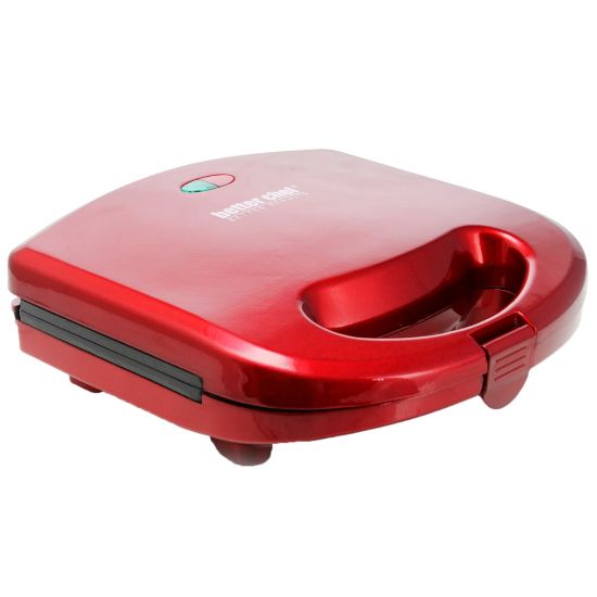 Picture of Better Chef Sandwich Grill, 2-1/2inH x 8inW x 8inD, Red