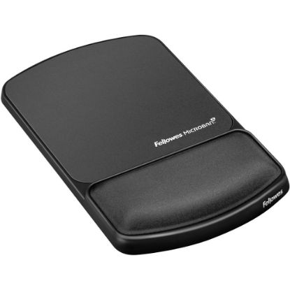 Picture of Fellowes Mouse Pad/Wrist Support with Microban Protection, Graphite