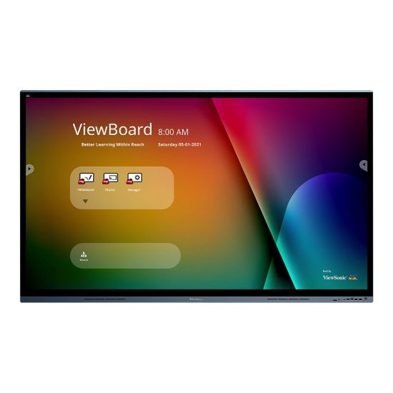 Picture of ViewSonic ViewBoard IFP7562 - 75in Diagonal Class (74.5in viewable) LED-backlit LCD display - interactive - 4K UHD (2160p) 3840 x 2160