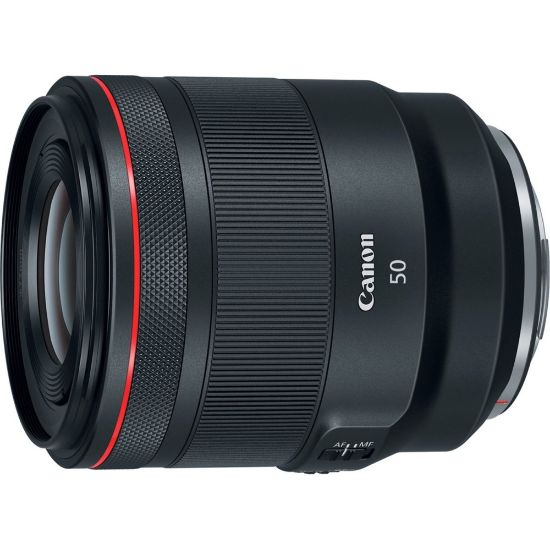 Picture of Canon - 50 mm - f/1.2 - Fixed Lens for Canon RF - Designed for Digital Camera - 77 mm Attachment - 0.19x Magnification - 0.2in Length - 0.1in Diameter