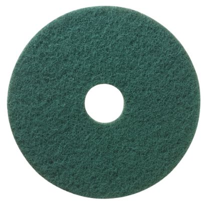 Picture of Niagara Scrubbing Floor Pads, 5400N , 13in, Green, Pack Of 5