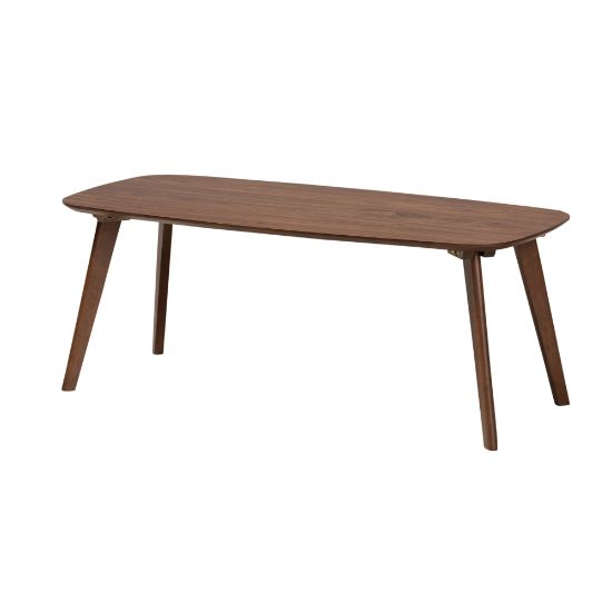 Picture of Baxton Studio Mid-Century Modern Coffee Table, 16-3/4inH x 43-5/16inW x 19-3/4inD, Walnut