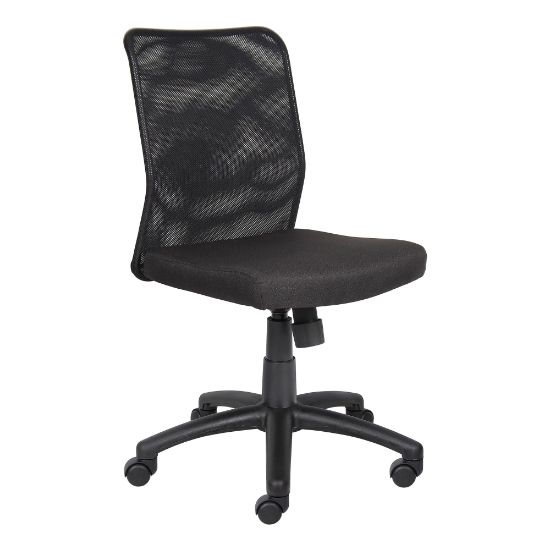 Picture of Boss Budget Mesh Armless Task Chair, Black