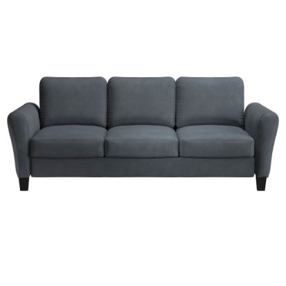 Picture of Lifestyle Solutions Winslow Sofa with Rolled Arms, Dark Gray