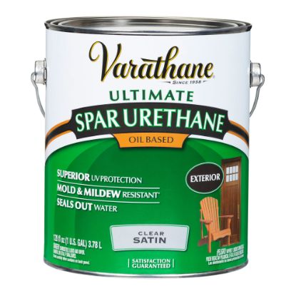 Picture of Varathane Ultimate Oil-Based Spar Urethane, 1 Gallon, Clear Satin, Pack Of 2 Cans