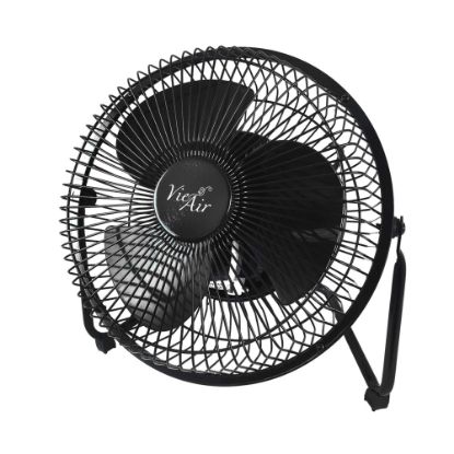 Picture of Vie Air 8in High-Velocity Desk And Floor Fan, 10in x 5-1/2in, Black