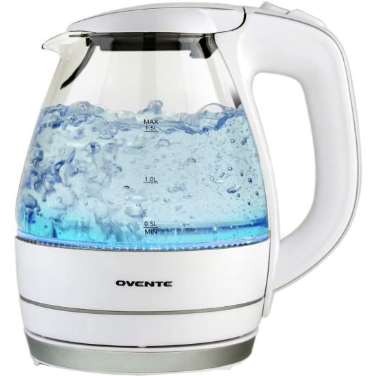 Picture of Ovente KG83B 1.5 Liter Electric Hot Water Kettle, White