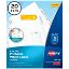 Picture of Avery Big Tab Printable Label Dividers With Easy Peel, 8-1/2in x 11in, 5 Tab, White, Pack Of 20 Sets