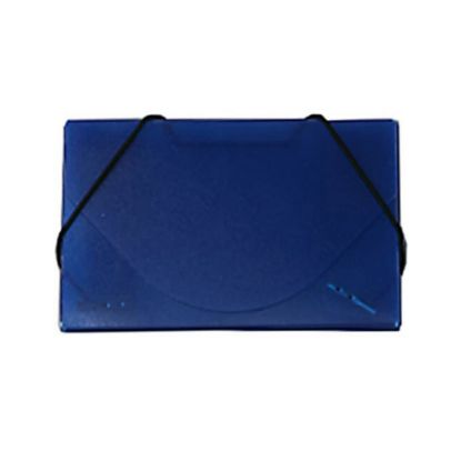 Picture of JAM Paper Business Card Case With Elastic Closure, Ice Blue