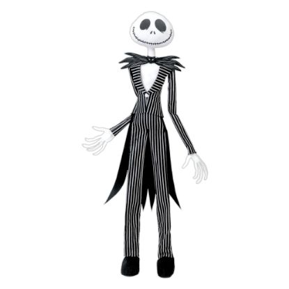 Picture of Amscan Tim Burtons Nightmare Before Christmas Jack Skellington Poseable Prop, 60inH x 30inW x 10inD, Black