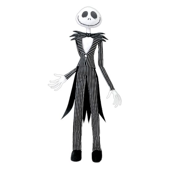 Picture of Amscan Tim Burtons Nightmare Before Christmas Jack Skellington Poseable Prop, 60inH x 30inW x 10inD, Black