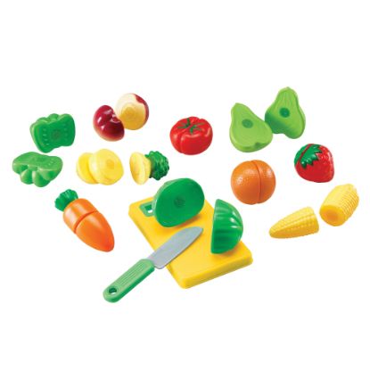 Picture of Learning Resources Pretend & Play Sliceable Fruits And Veggies, Pre-K To Grade 3