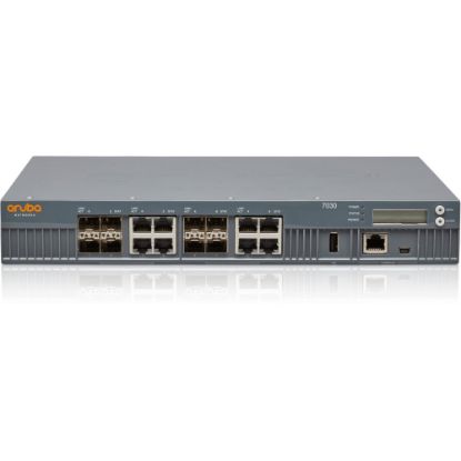 Picture of HPE 7030 Wireless LAN Controller - 8 x Network (RJ-45) - Gigabit Ethernet - 55 W - Rack-mountable