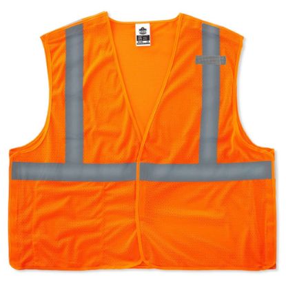 Picture of Ergodyne GloWear Safety Vest, Econo Breakaway, Type-R Class 2, 4X/5X, Orange, 8215BA