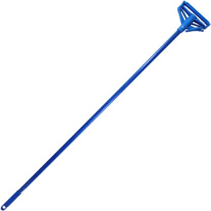 Picture of Globe Commercial Products Fiberglass Quick Release Mop Handle, 60in, Blue