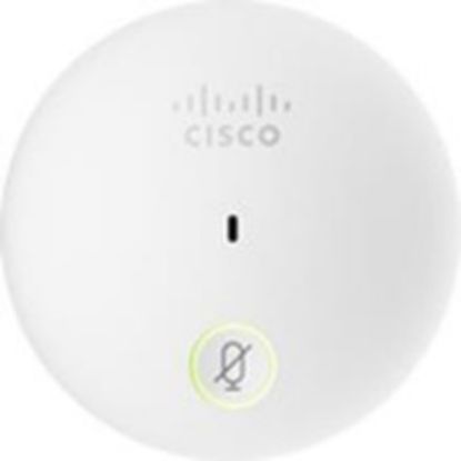 Picture of Cisco Wired Boundary Microphone - 24.61 ft - 80 Hz to 20 kHz -34 dB - Omni-directional - Table Mount - Mini-phone