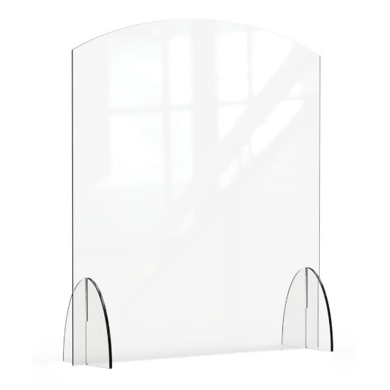 Picture of Rosseto Serving Solutions Avant Guarde Acrylic Sneeze Guard, 40in x 36in, Clear