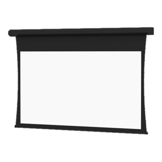 Picture of Da-Lite Tensioned Large Cosmopolitan Electrol HDTV Format - Projection screen - ceiling mountable, wall mountable - motorized - 120 V - 188in (188.2 in) - 16:9 - Da-Mat - black with light textured powder coat