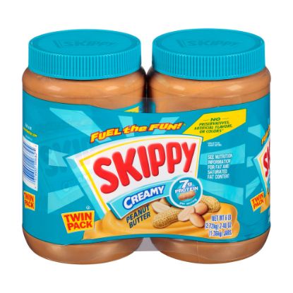 Picture of Skippy Creamy Peanut Butter, 48 Oz Jar, Pack Of 2