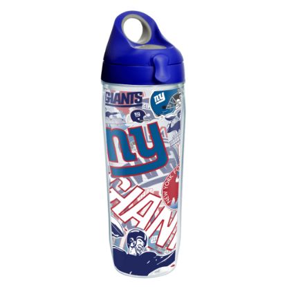 Picture of Tervis NFL All-Over Water Bottle With Lid, 24 Oz, New York Giants