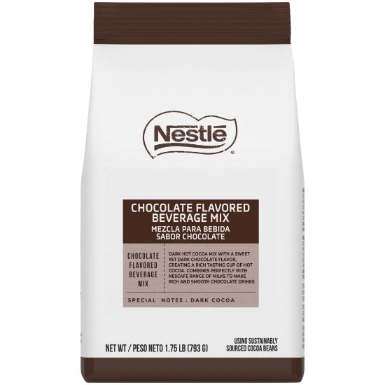 Picture of Nestle Premium Chocolate Drink Mix for Hot Chocolate and Mochas, 1.75 Lb Bag, Box of 4 Bags