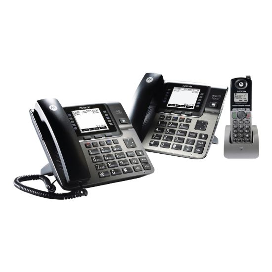 Picture of Motorola 4-Line Unison Base Set, Black, ML1002S