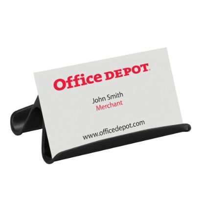 Picture of Office Depot Brand Business Card Holder, Black