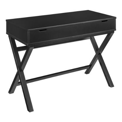 Picture of Linon Lacey 42inW Lift-Top Computer Desk, Black