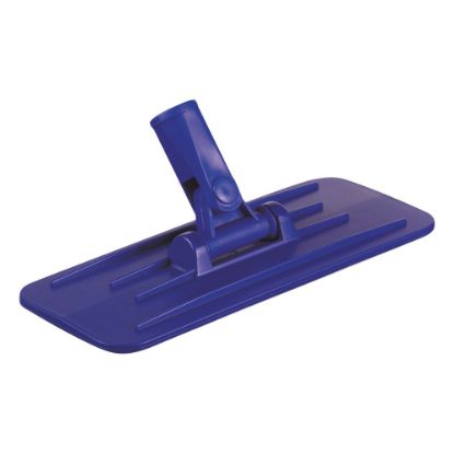 Picture of Boardwalk Plastic Swivel Pad Holders, 4in x 9in, Blue, Carton Of 12