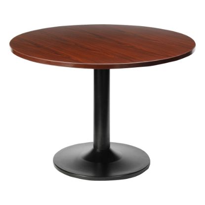 Picture of Lorell Essentials Round Table Top, 48inD, Mahogany