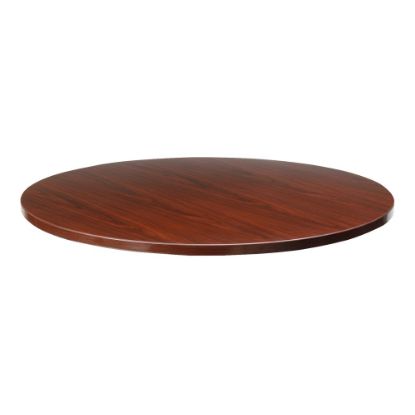 Picture of Lorell Essentials Round Table Top, 42inD, Mahogany