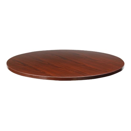 Picture of Lorell Essentials Round Table Top, 42inD, Mahogany