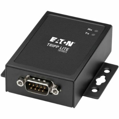 Picture of Eaton Tripp Lite Series RS-422/RS-485 USB to Serial FTDI Adapter with COM Retention (USB-B to DB9 F/M), 1 Port - Serial adapter - USB 2.0 - RS-422/485 - black