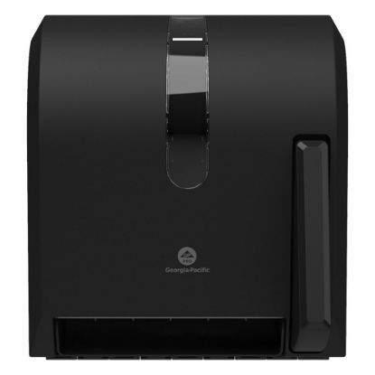 Picture of Georgia-Pacific PRO Series Universal Push-Paddle Paper Towel Dispenser, 54338A, 13in x 14.15in x 11.25in, Black, 1 Dispenser