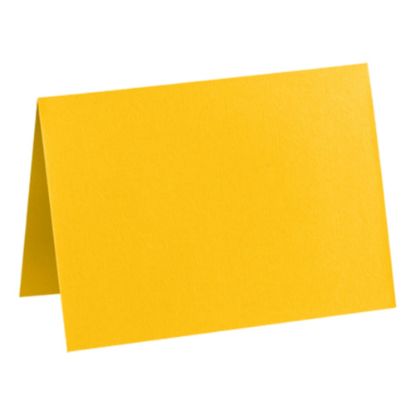 Picture of LUX Folded Cards, A6, 4 5/8in x 6 1/4in, Sunflower Yellow, Pack Of 250