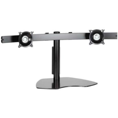 Picture of Chief Widescreen Horizontal Dual Monitor Mount Table Stand - For Displays 10-30in - Black - Stand - for dual flat panel - steel - black - desktop